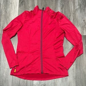 LOLE woman’s active wear lightweight zip up/ size L